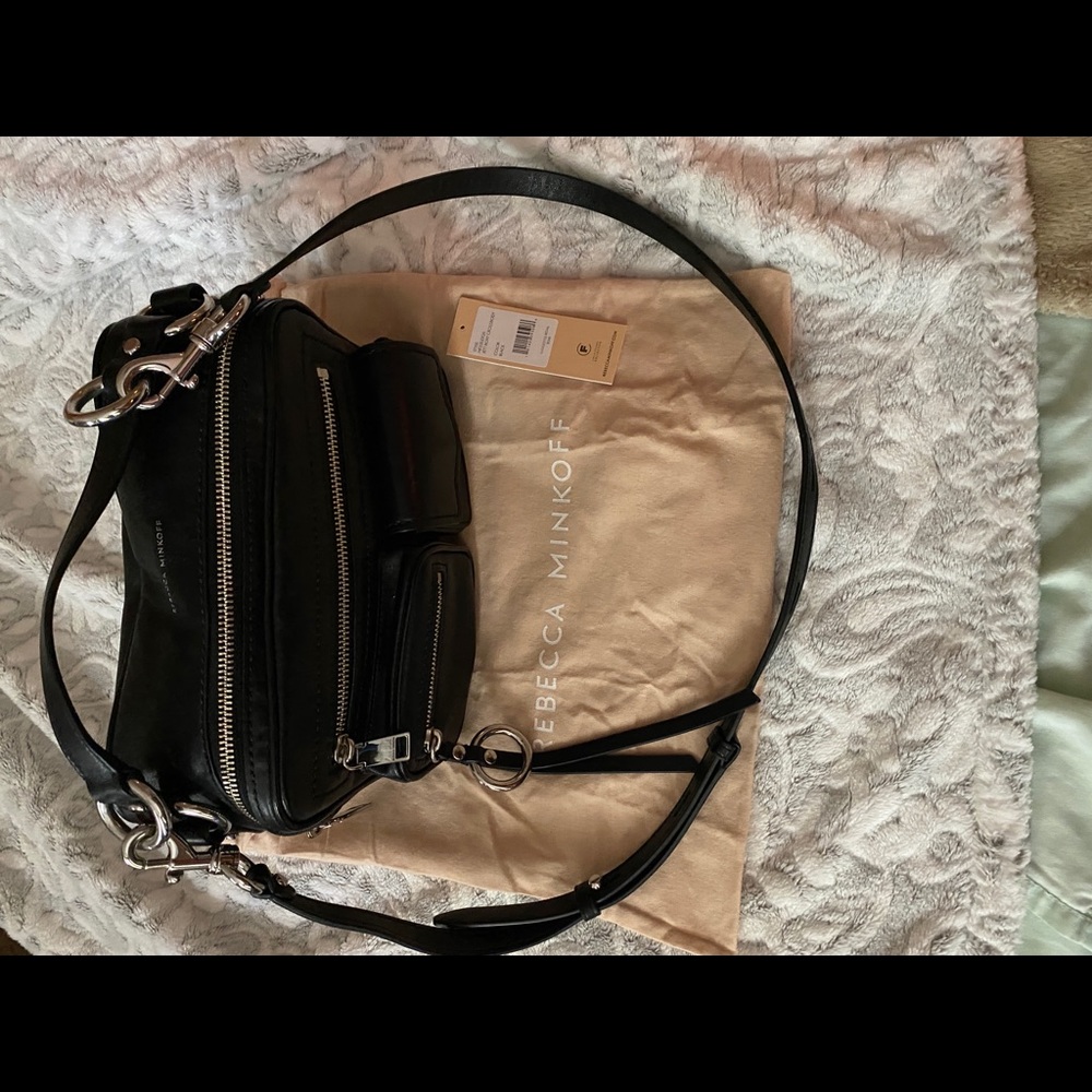 Rebecca Minkoff Black Jett Boxy Crossbody